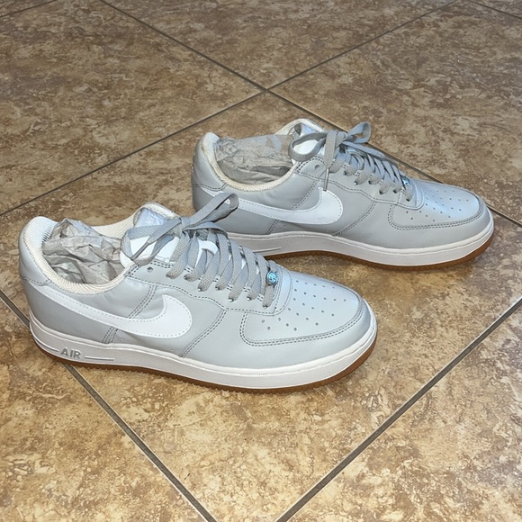 2005 Nike Air Force 1 Gray Gum Size 10.5 RARE OG - Picture 4 of 9